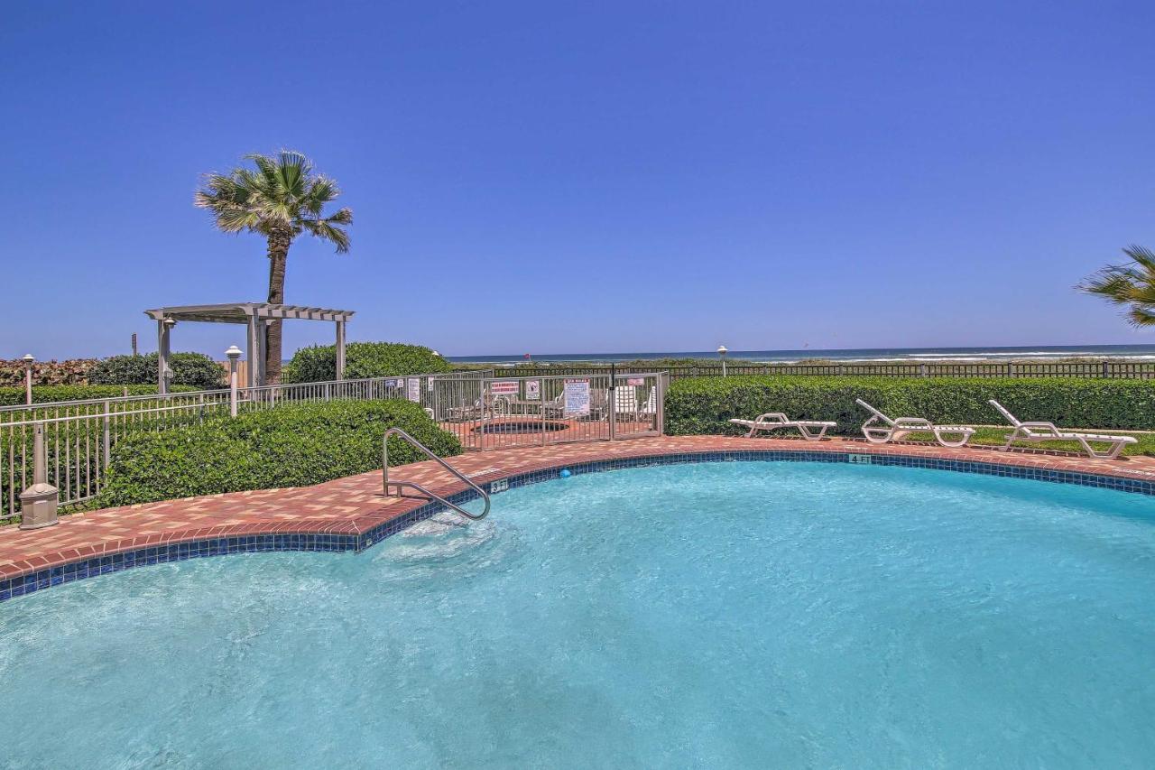 Sunny Oceanfront Condo On South Padre Island Beach Екстер'єр фото