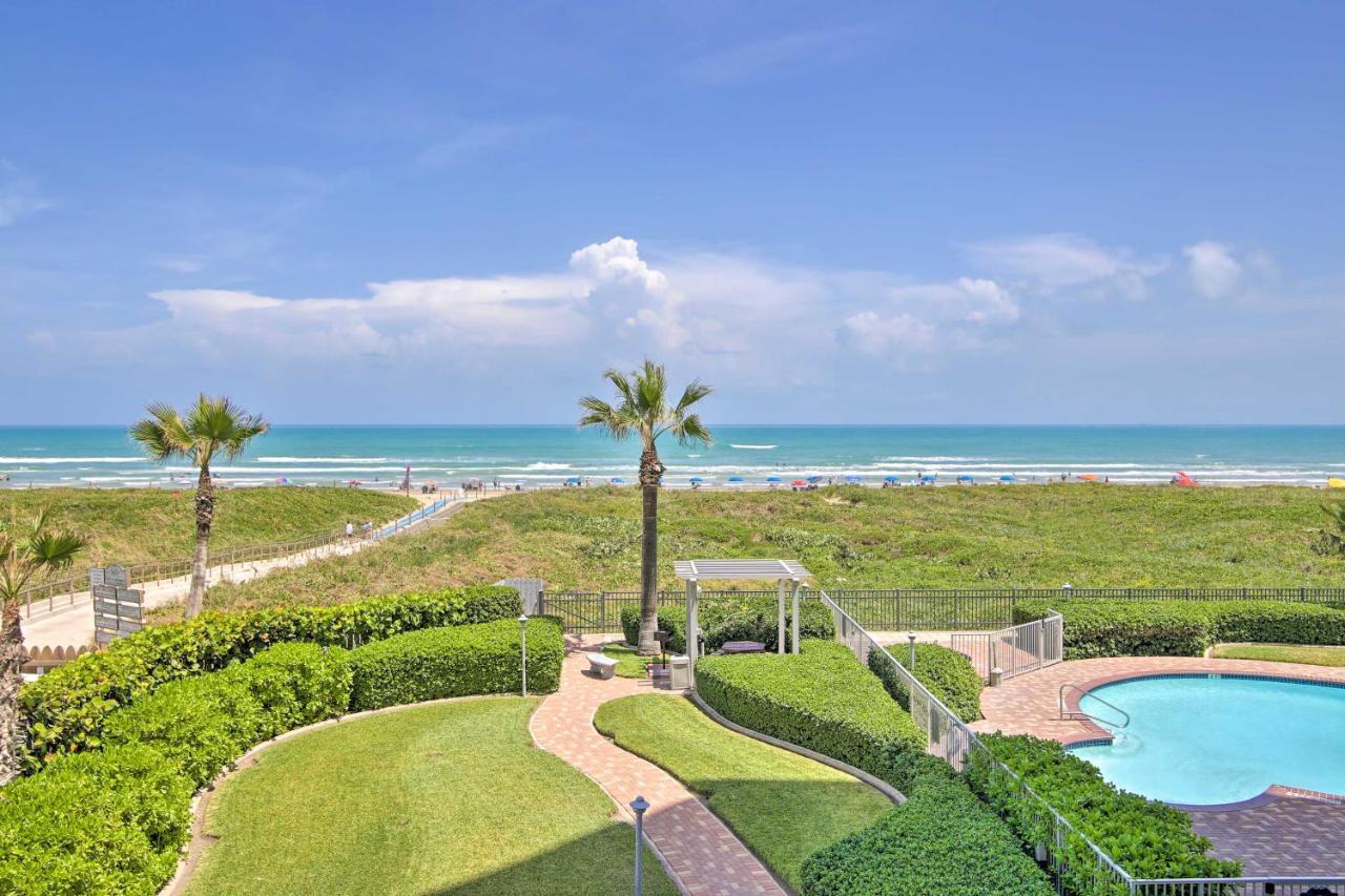 Sunny Oceanfront Condo On South Padre Island Beach Екстер'єр фото
