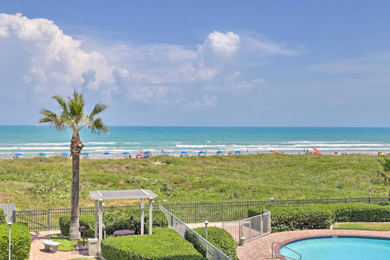 Sunny Oceanfront Condo On South Padre Island Beach Екстер'єр фото