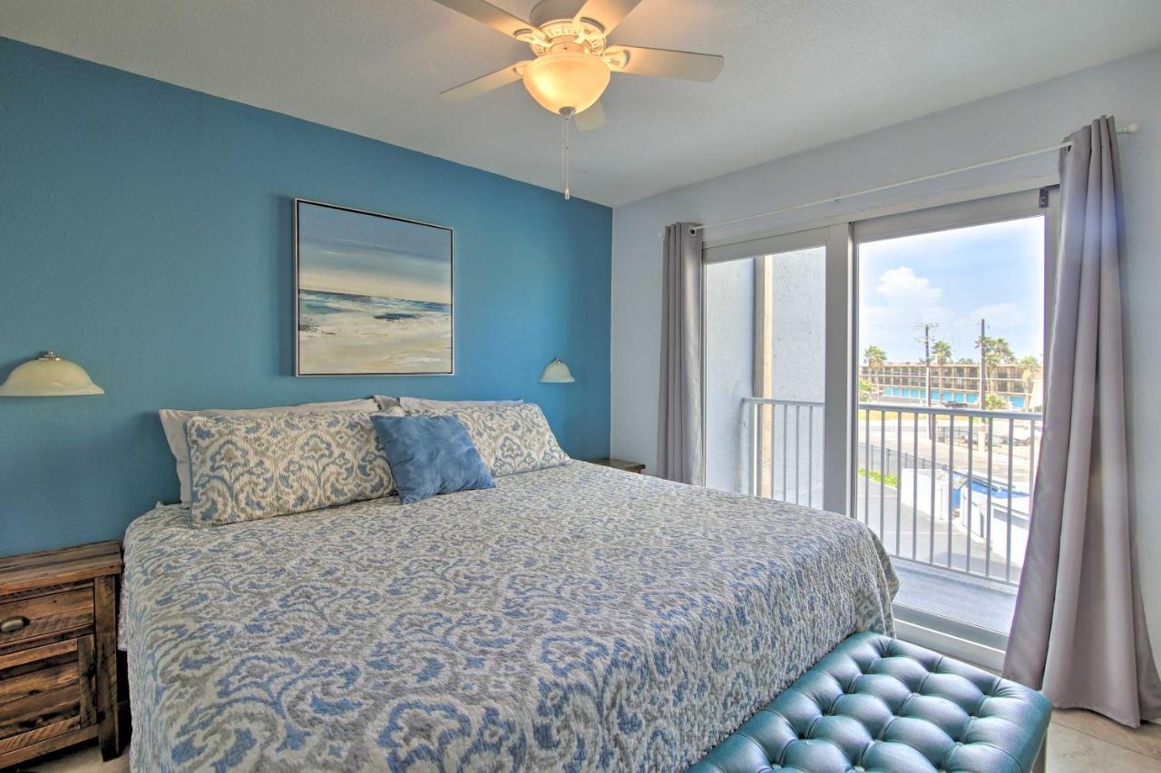 Sunny Oceanfront Condo On South Padre Island Beach Екстер'єр фото